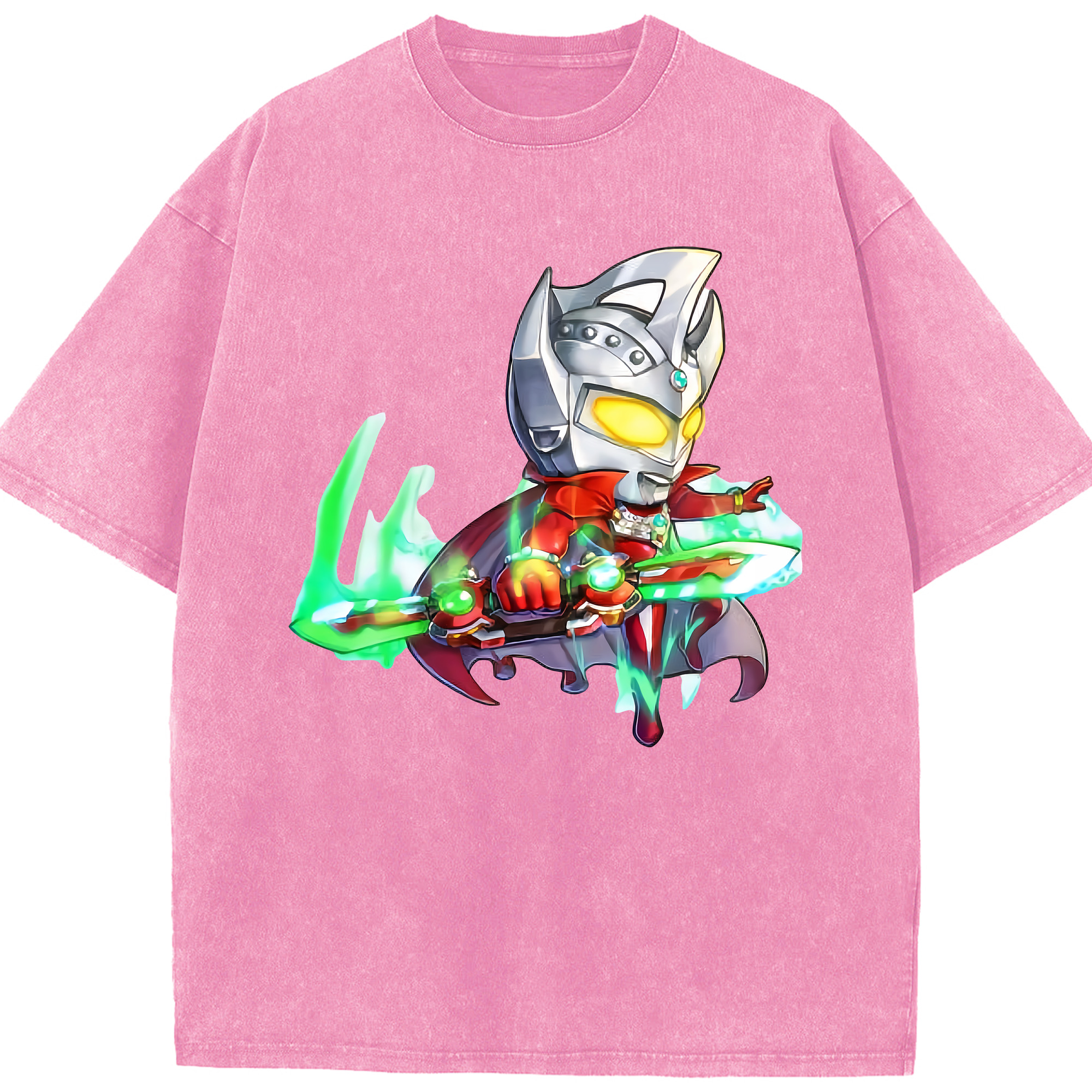 （画像用） ウルトラマン Ultraman 綿100% ヴィンテージ風 半袖Tシャツ（フロントプリント）